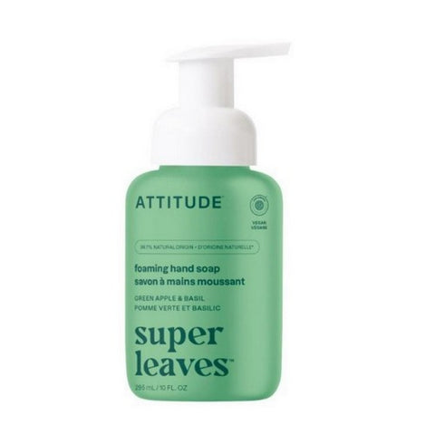 Attitude, Foaming Hand Soap, Green Apple & Basil 10 fl oz