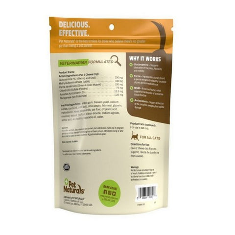 Pet Naturals of Vermont, Hip + Joint For Cats, 30 Chews