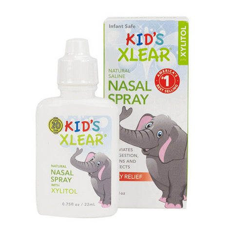 Xlear Inc, Kid's Xlear Natural Saline Nasal Spray, 0.75 fl oz