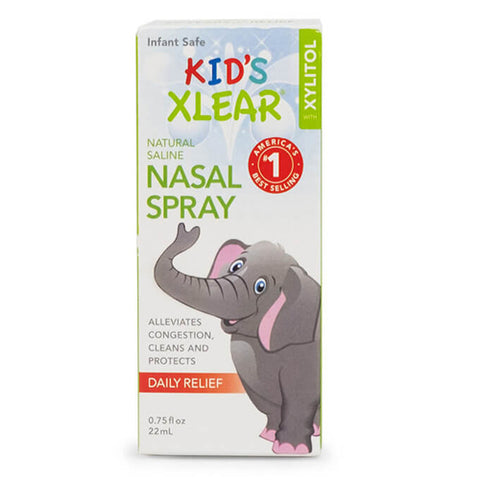 Xlear Inc, Kid's Xlear Natural Saline Nasal Spray, 0.75 fl oz