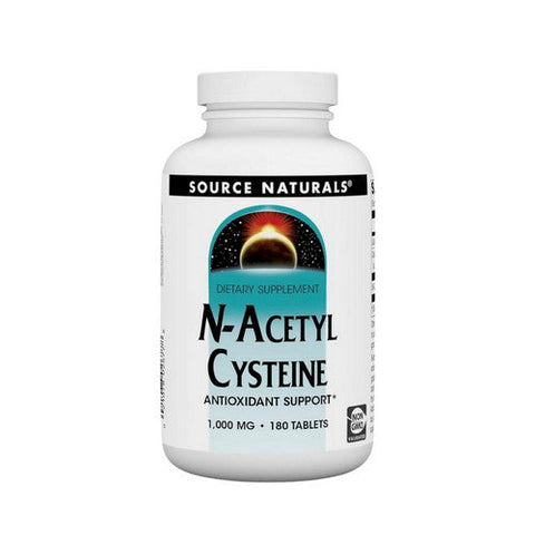 Source Naturals, N-Acetyl Cysteine, 1,000 mg, 180 Tabs Source Naturals