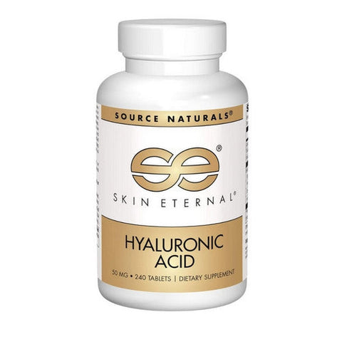 Source Naturals, Skin Eternal Hyaluronic Acid, 50 mg, 240 Tabs Source Naturals