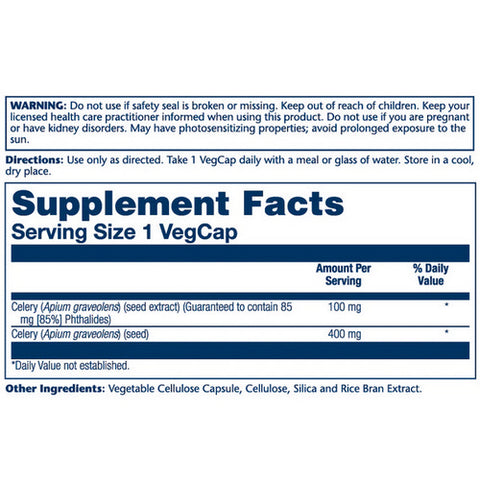 Solaray, Celery Seed Extract, 100 mg, 30 Caps