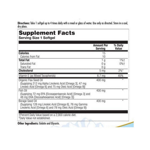 Kal, Ultra Omega 3-6-9, 200 Softgels Kal