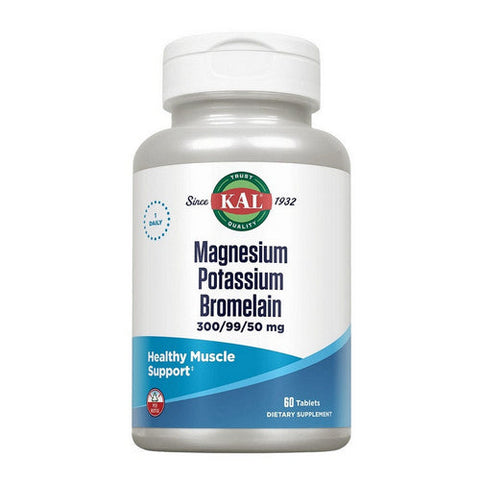 Kal, Magnesium Potassium Bromelain, 60 Tabs Kal