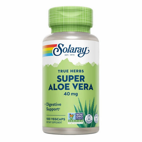 Solaray, Super Aloe Vera Gel Concentrate, 100 Caps