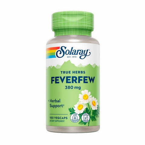 Solaray, True Herbs Feverfew, 380 mg, 100 Caps