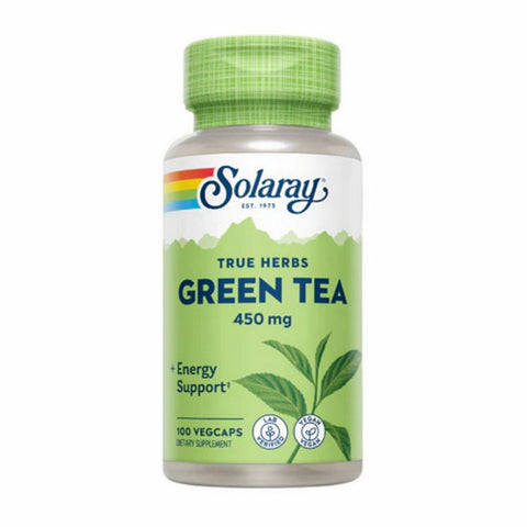 Solaray, Green Tea, 450 mg, 100 Caps