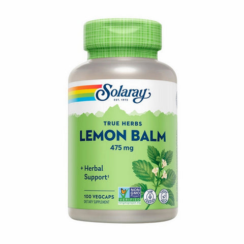 Solaray, Lemon Balm, 395 mg, 100 Caps