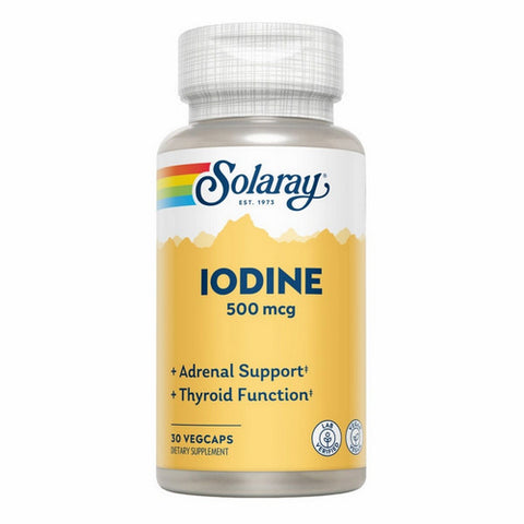Solaray, Iodine, 500 mcg, 30 Caps