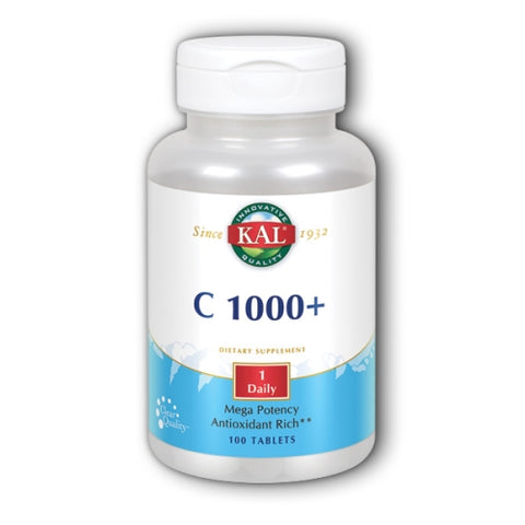 C 1000+ Mega Potency 100 Tabs by Kal