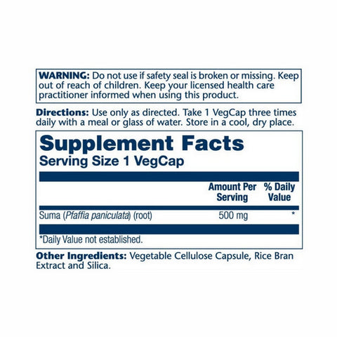 Solaray, Suma, 500 mg, 100 Caps