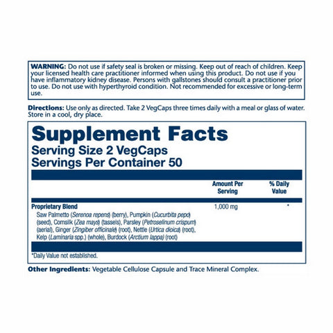 Solaray, Prostate Blend SP-16, 100 Caps