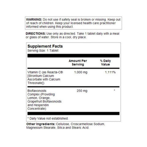 Kal, Reacta-C, 1,000 mg, 120 Tabs Kal