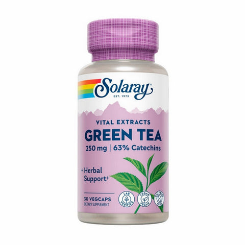 Solaray, Green Tea Leaf Extract, 250 mg, 30 Caps