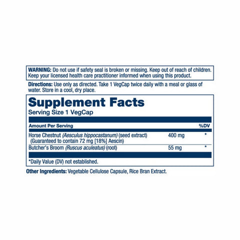 Solaray, Horse Chestnut Seed Extract, 400 mg, 60 Caps