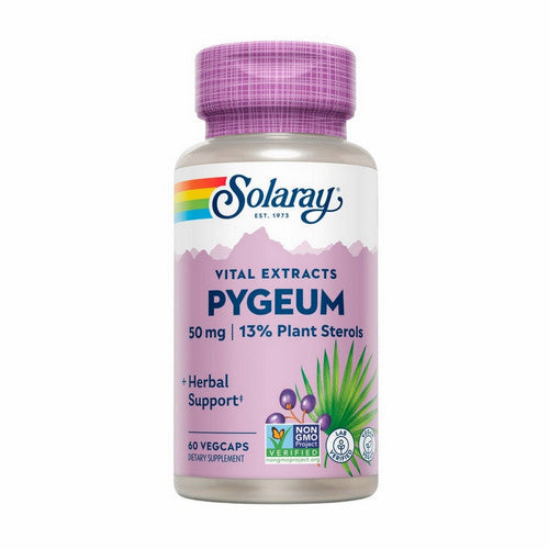 Solaray, Pygeum, 50 Mg, 60 Veg Caps