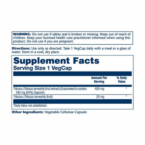 Solaray, Vital Extracts Tribulus, 450 mg, 60 Veg Caps Solaray