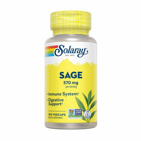 Solaray, Sage, 100 Caps