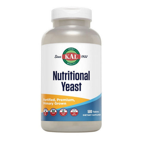 Kal, Nutrional Yeast, 500 Tabs Kal