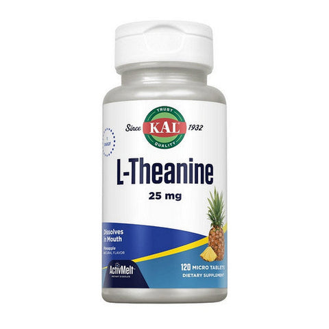 Kal, L-Theanine ActivMelt, 25 mg, 120 Tabs Kal