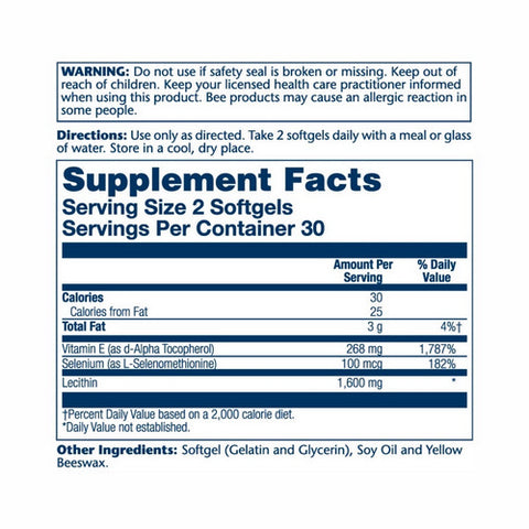 Solaray, Bio E with Selenium, 60 Softgels