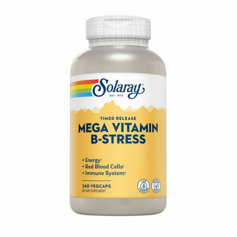 Solaray, Mega Vitamin B-Stress Timed-Release, 240 Caps