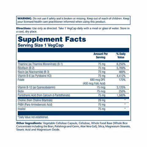 Solaray, B-Complex 75, 100 Caps