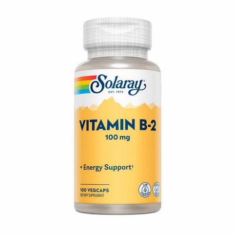 Solaray, Vitamin B-2, 100 mg, 100 Caps