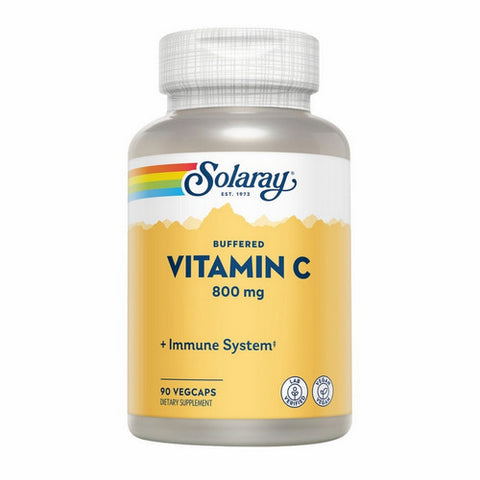 Solaray, Buffered Vitamin C, 800 Mg, 90 Veg Caps