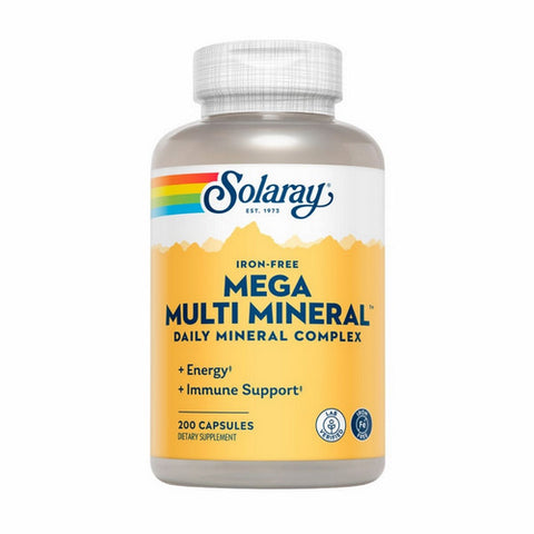 Solaray, Mega Multi Mineral, 200 Caps