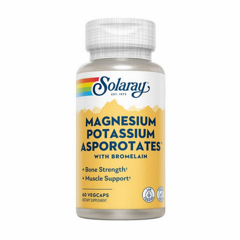 Solaray, Magnesium Potassium Asporotates, 60 Caps