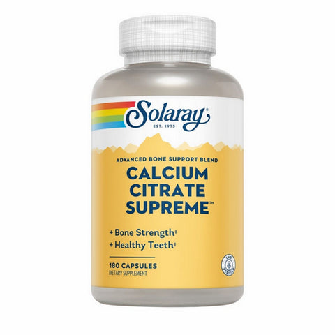 Solaray, Calcium Citrate Supreme, 180Caps