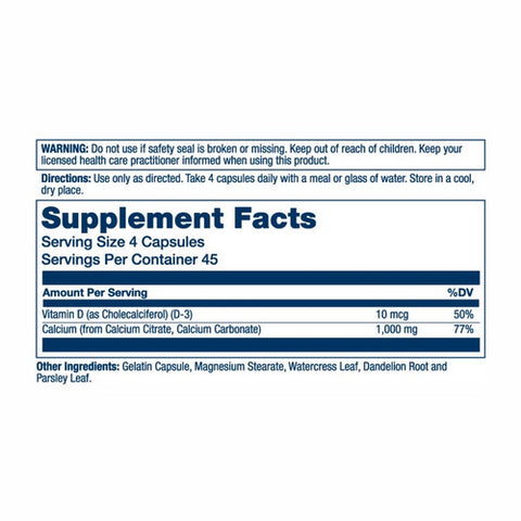 Solaray, Calcium Citrate, 1000 mg, 180 Caps