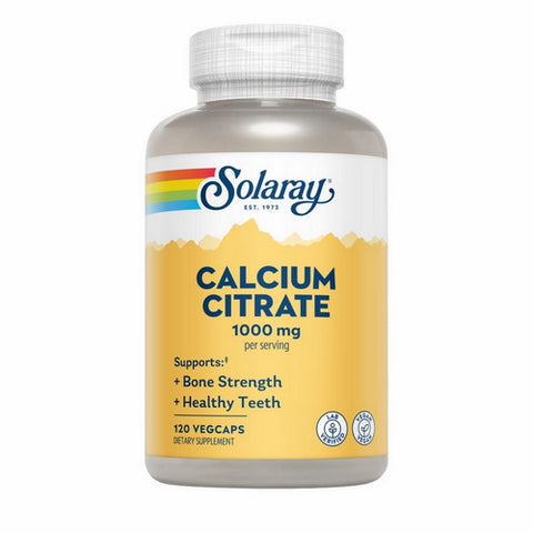 Solaray, Calcium Citrate, 120 Caps