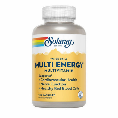 Solaray, Twice Daily Multi Energy, 120 Caps