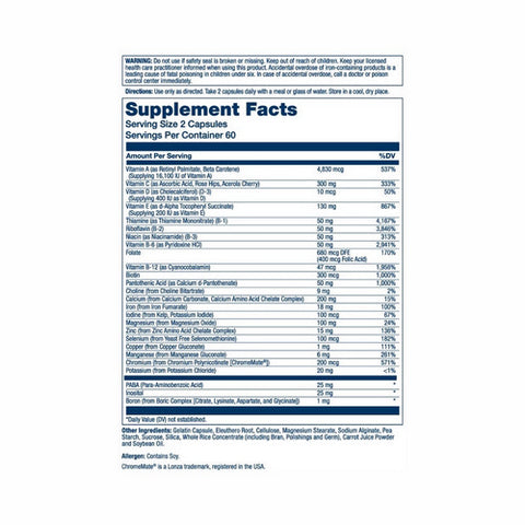 Solaray, Twice Daily Multi Energy, 120 Caps
