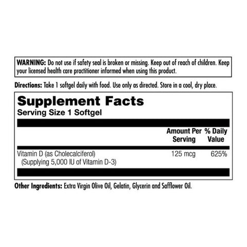 Kal, Ultra D-3 ActivGels, 5,000 IU, 90 Softgels