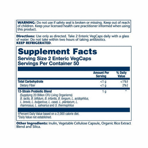 Solaray, Multidophilus 12, 50 Caps