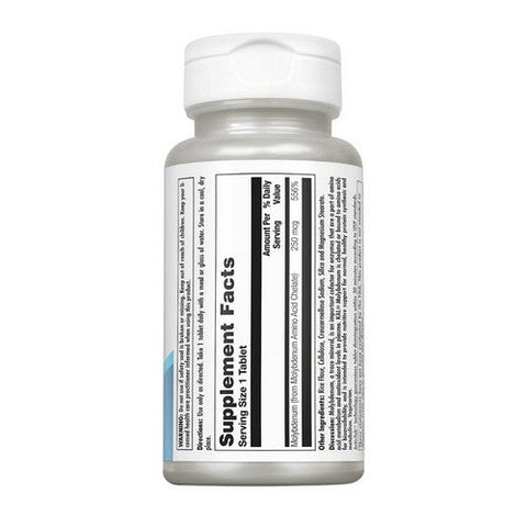 Kal, Molybdenum Amino Acid Chelate, 250 Mcg, 100 Tabs Kal