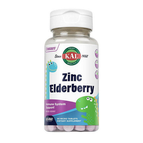 Kal, Zinc Elderberry ActivMelt, Mixed Berry 90 Tabs Kal