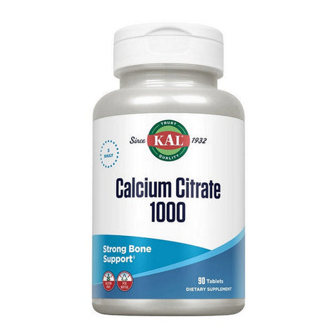 Kal, Calcium Citrate 1000, 333 Mg, 90 Tabs Kal