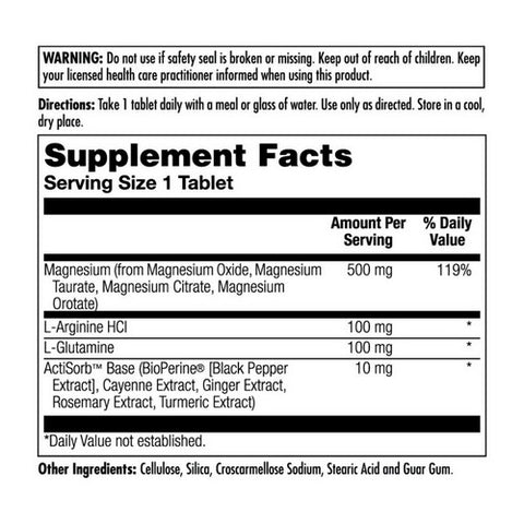 Kal, Magnesium, 500 mg, 60 Tabs