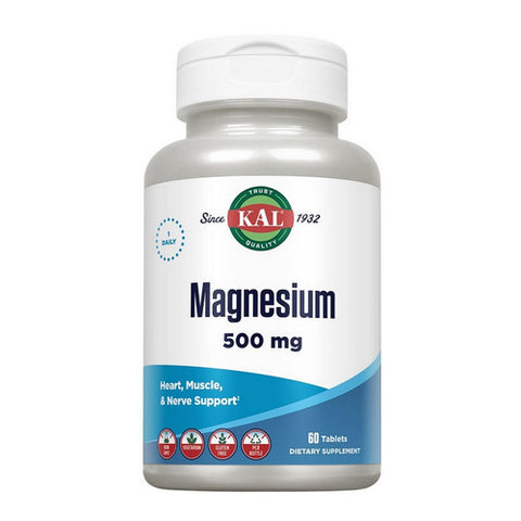 Kal, Magnesium, 500 mg, 60 Tabs