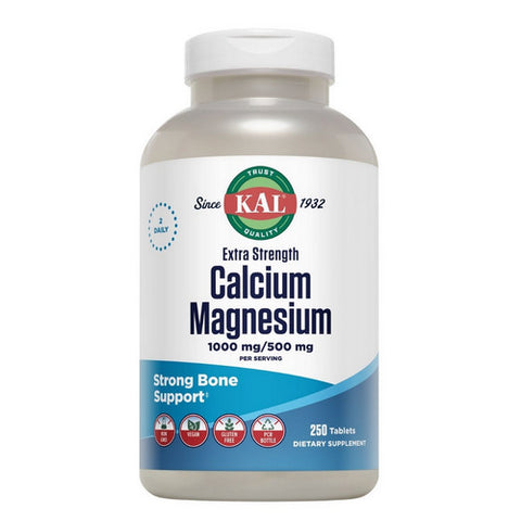 Kal, Calcium Magnesium Extra Strength, 250 Tabs