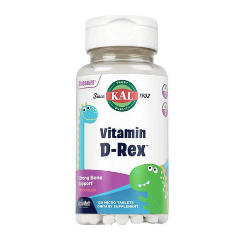 Kal, Vitamin D-Rex ActivMelt, Watermelon 120 Tabs