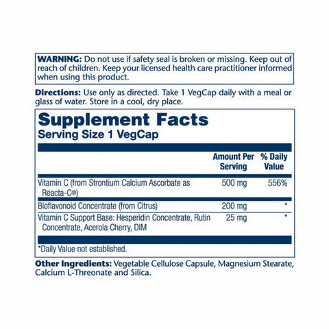 Solaray, Reacta-C, 500 mg, 120 Caps Solaray