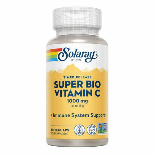 Solaray, Super Bio C Buffered, 60 Caps