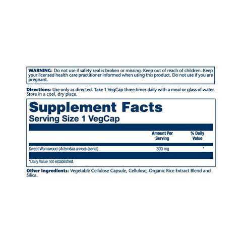 Solaray, Sweet Wormwood, 300 mg, 100 Caps