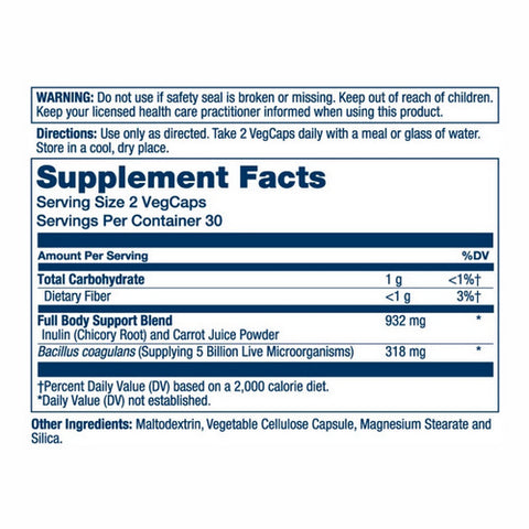 Solaray, Bacillus Coagulans, 60 Caps